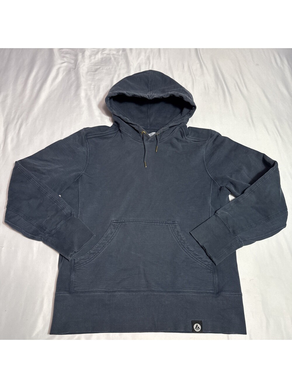 American Giant Unisex American Vintage Pullover Hoodie M Mineral Wash Navy Blue